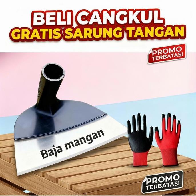 Mata Cangkul Baja Mangan / Cangkul Baja