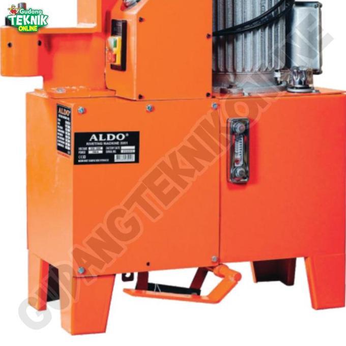 Mesin Paku Rivet Kampas Rem Listrik Hidrolik ALDO 3001 / Electric Hydraulic Brake Lining Rivet Machi
