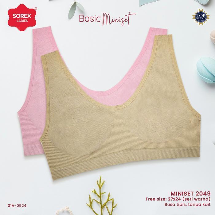 Bisa Cod - Sorex Miniset Pakaian Dalam / Bra Rajut Bh Abg Anak Remaja Dewasa Perempuan  - 2048 ; 204