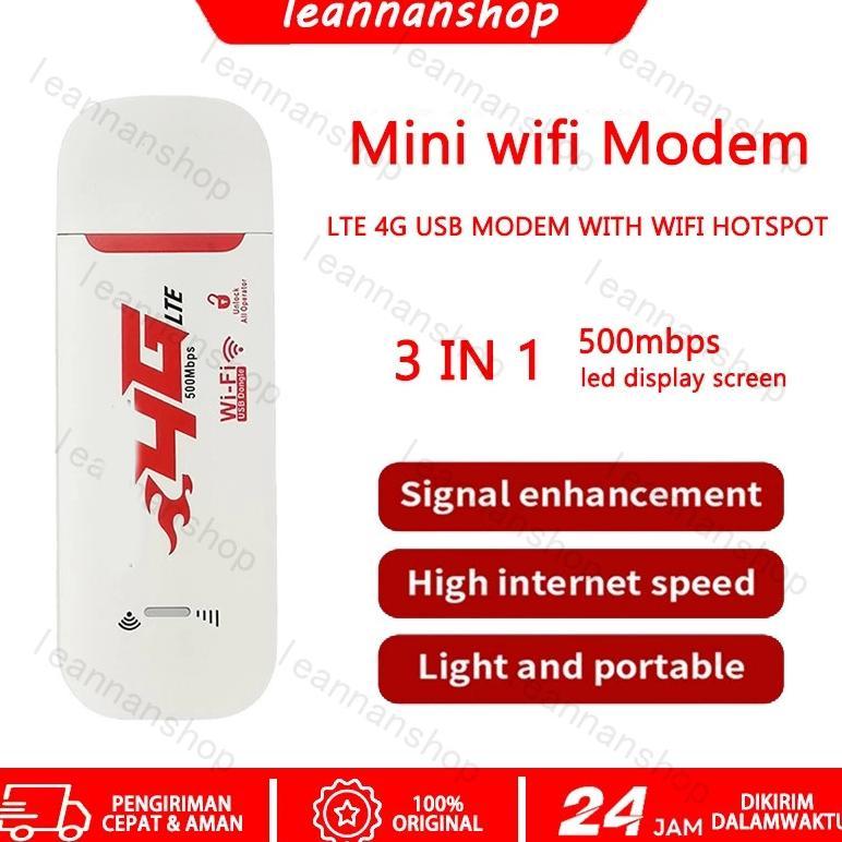 500Mbps Modem Wifi Mifi 4G LTE Modem USB 500mbps Unlock terlaris