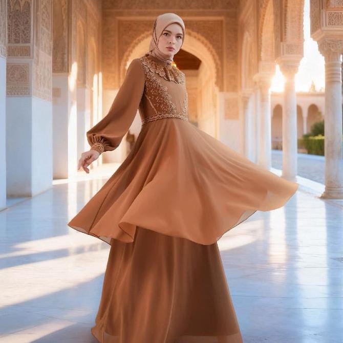 Mandjha Yuna Dress Mandjha Yuna Dress Bahan Chiffon By Ivan