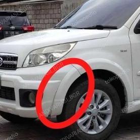 Sambungan Satuan Over Fender Bemper Rush Terios Tx Adventure Model