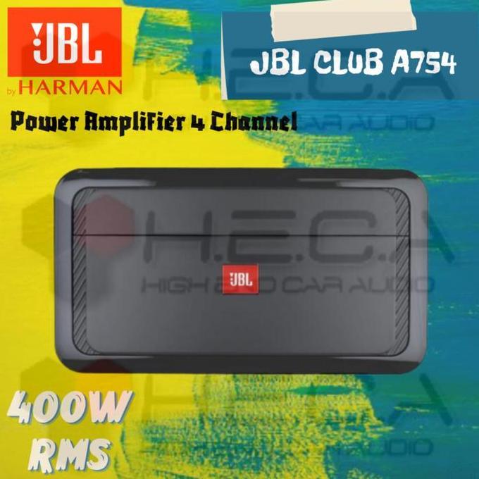 JBL Club A754 Power Amplifier 4Ch 4 Channel Audio Mobil Ampli Car