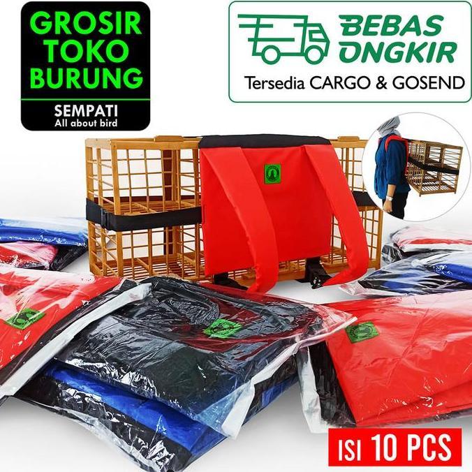 TERBARU - SEMPATI GROSIR Tas gendongan bawa Kandang Sangkar Burung Merpati Balap