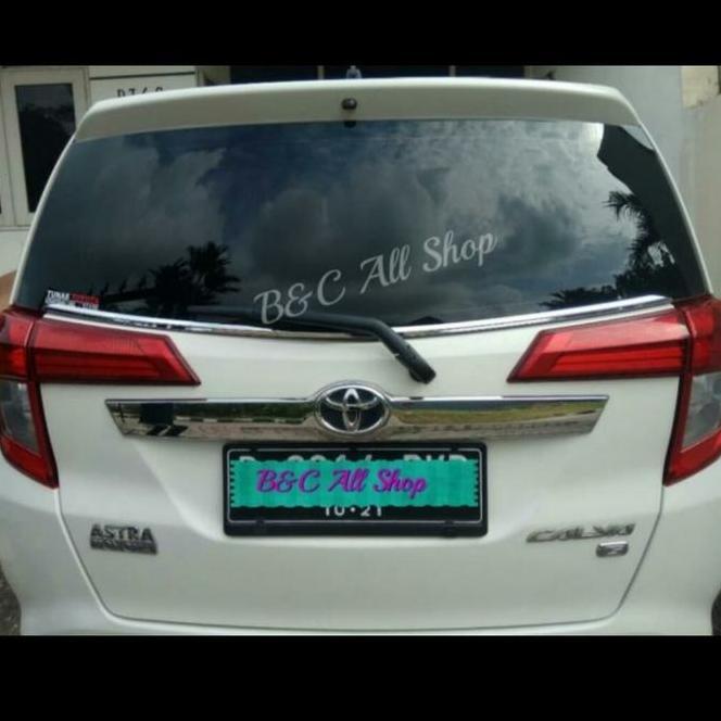 List Kaca Belakang Kaca Mobil Calya / Sigra Warna Chrome
