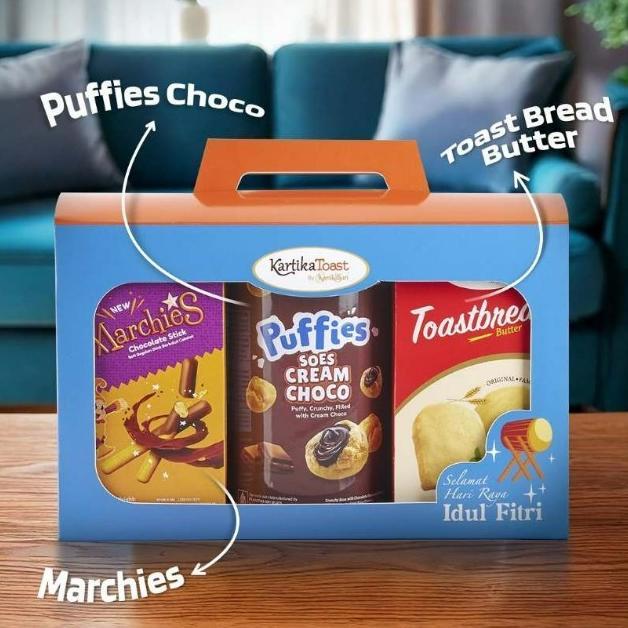 Murah Hampers Kartika Sari Toast Paket Parsel Makanan Lebaran Natal Tahun Baru Imlek Hadiah Mini Pac
