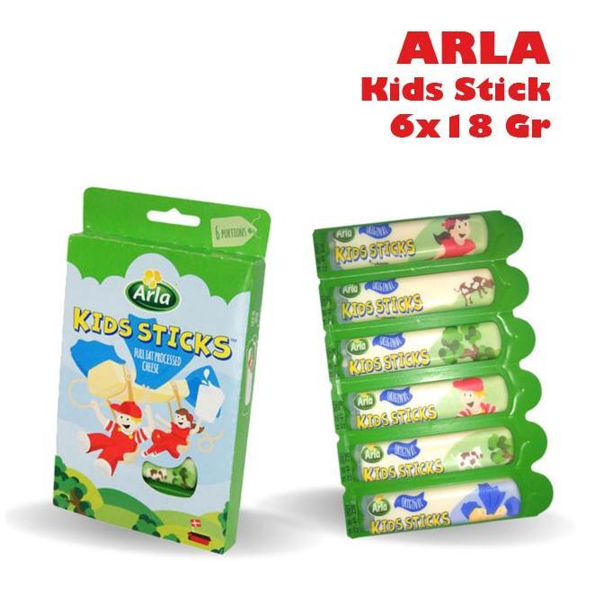 Grosir Arla Cheese Kids Stick 6X18 Gr Keju Halal