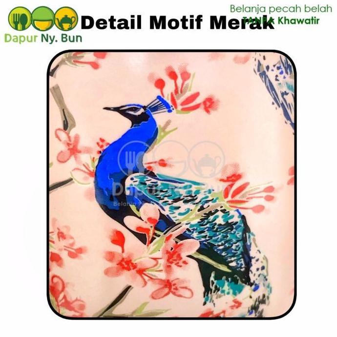 Mug Jug Motif Burung Merak 550ml / Gelas Gentong Imlek CNY Peacock
