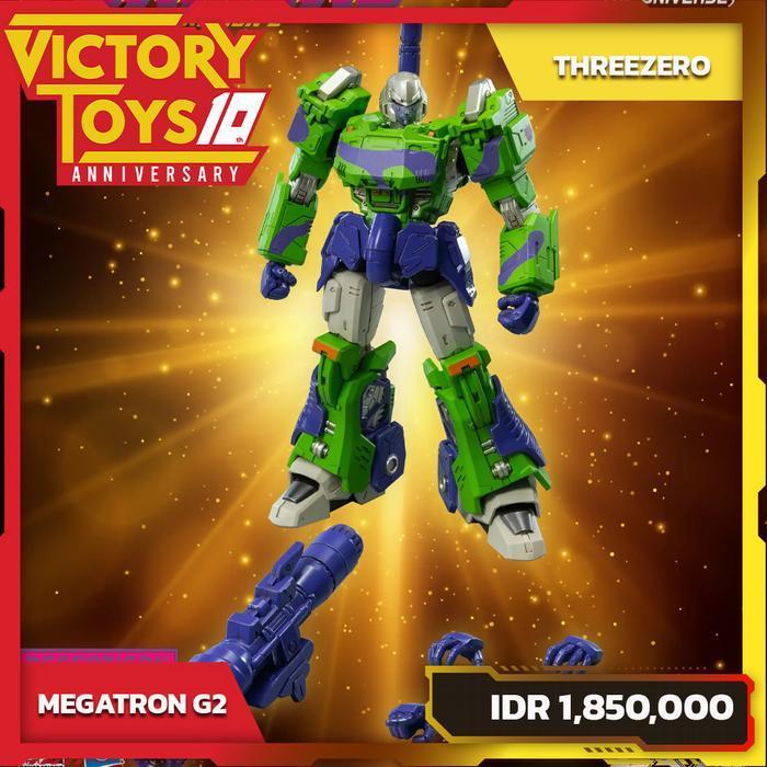 (Termurah) Transformers Mdlx Megatron (G2 Universe) By Threezero Bestseller