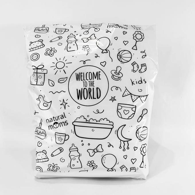 Avvolgere- Natural Moms - Bungkus Kado Untuk Tas - Gift Packing Poly Mailer