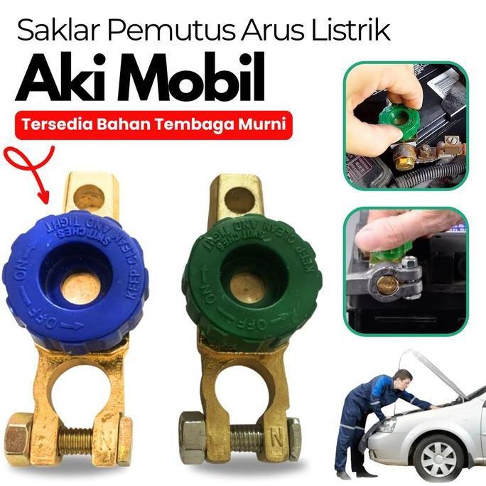 EZVECHE Saklar Soket Switch On Off Aki Mobil Pemutus Arus Listrik Universal