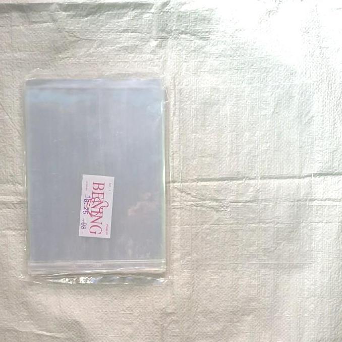 Avvolgere- Plastik Pp Bening Tebal 0,8 Mikron Ukuran 15X30 Cm
