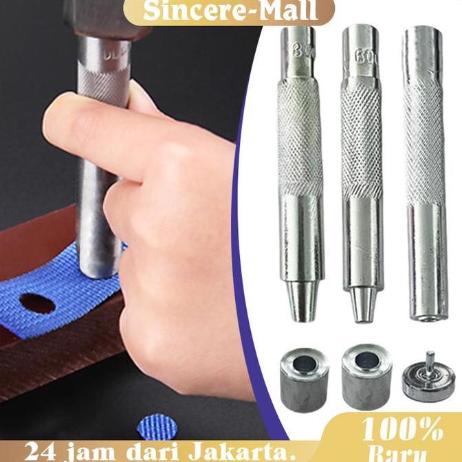 DZAPIRA 5/8/10mm Alat Pasang Mata Ayam Manual Eyelet / Alat Ketok Pasang Mata Ayam Eyelet