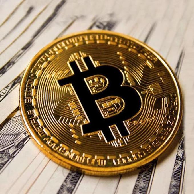 HASQUINE Bitcoin Souvenir Gift Pajangan / 10Pcs BTC Coin Permainan /Kerajinan Logam