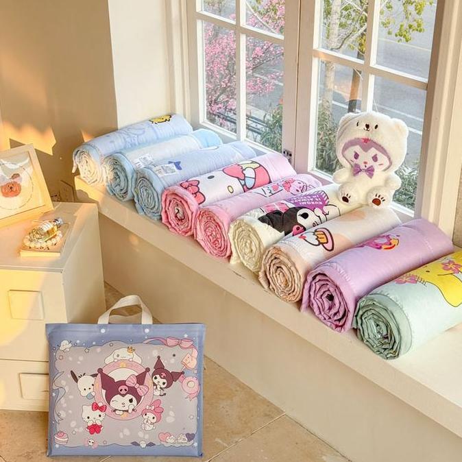 Selimut Anak Sanrio/Selimut Anak Karakter/ Selimut Anak bahan Katun TD