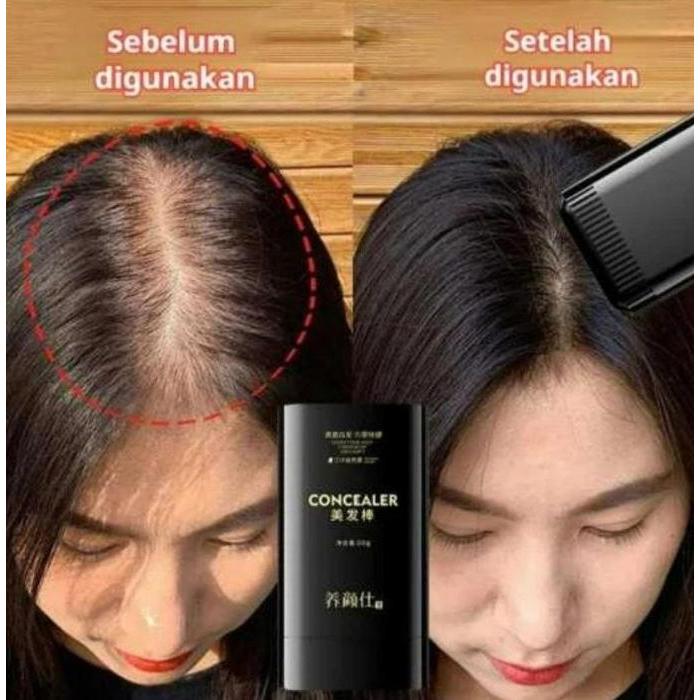 DAMELOPO Gray Hair Color Stick Waterproof Natural NonSmudge Color