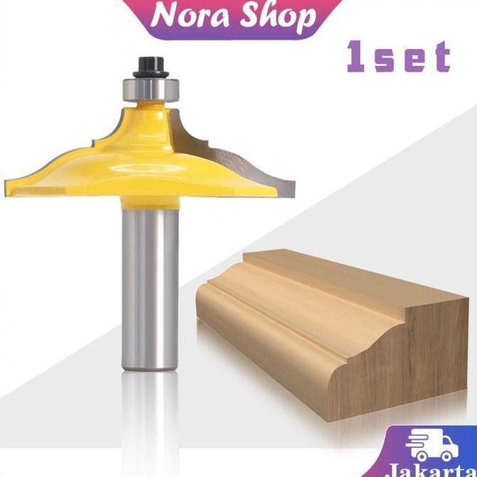 GUNEMANE 1/2 Mata Router Profil Kayu Mata Profil Sloting Bit