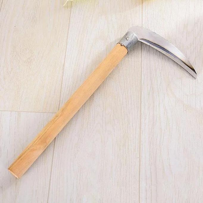 EZESJIT Pisau Arit Berkebun Multifungsi Pisau Camping Outdoor Alat Arit Rumput