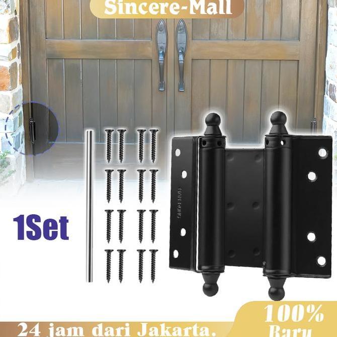 DZAPIRA Engsel Bolak Balik 3 Inch / Engsel Per Double 2 Arah Bolak Balik / Engsel Pintu Dorong Berat