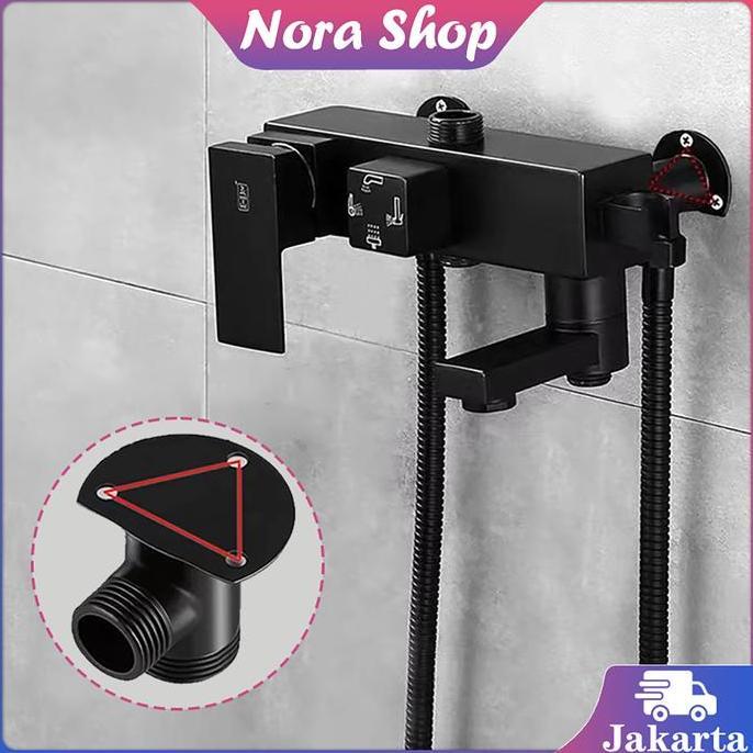 HASQUINE Tee Wall Shower Pipa Tee Sambungan Tiang Wall Shower Tee Wall Shower Pipa Sambungan