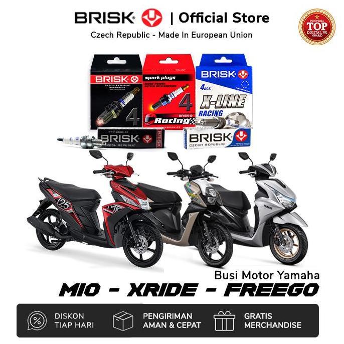 Busi Motor Yamaha Mio Freego Xride BRISK