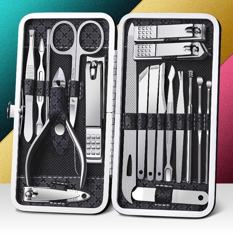 Ready Gunting Kuku Set 19 In 1 Manicure Set 19 In 1 Perawatan Kuku
