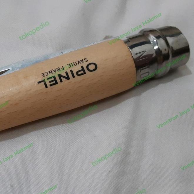 Opinel Inox No.10 Warna Natural Wood