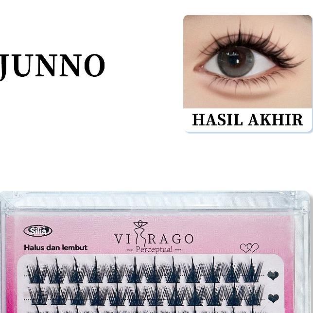 Virago Bulu Mata Eyelash Extension Tanam Import Bulu Mata Palsu Alami 3D Bulu Mata Palsu Dolly Eyela