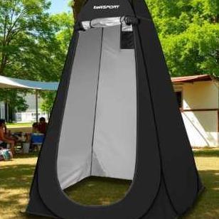 Tenda Toilet Portable Otomatis Tenda Shower & Ganti Baju Outdoor Lipat Ringkas, Anti Roboh, Dengan S
