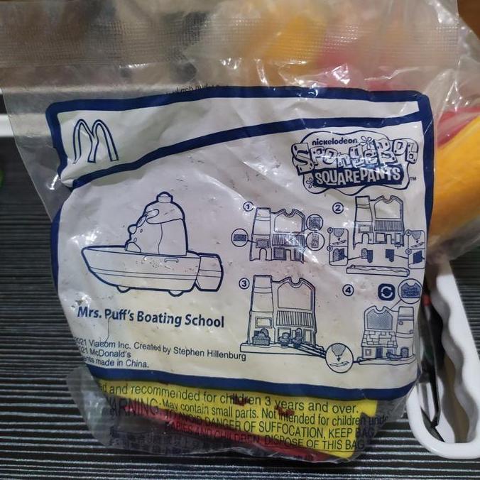 Mrs Puff Boating School - Spongebob SquarePants - Happy Meal MC Donald