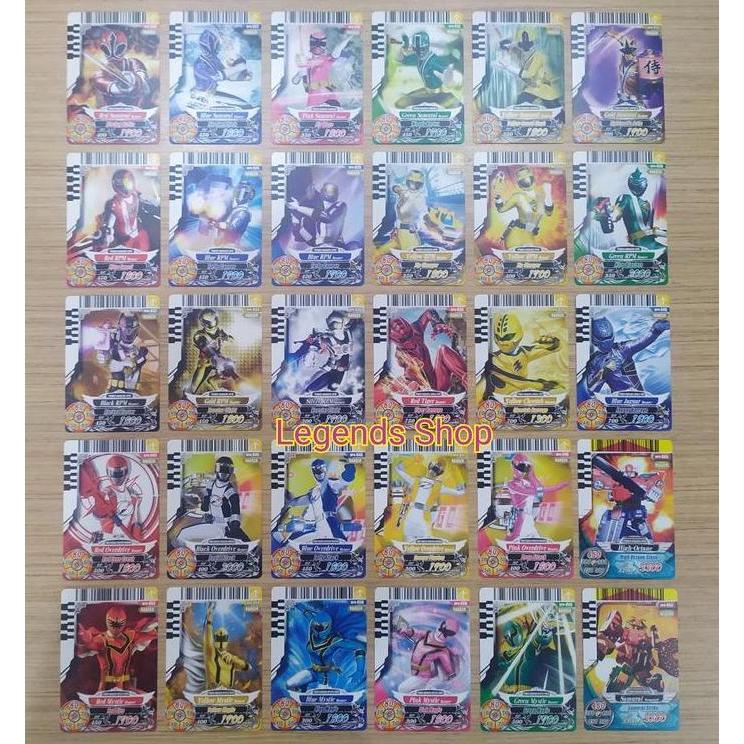 Kartu Power Rangers Normal Card Battle Megazord Set