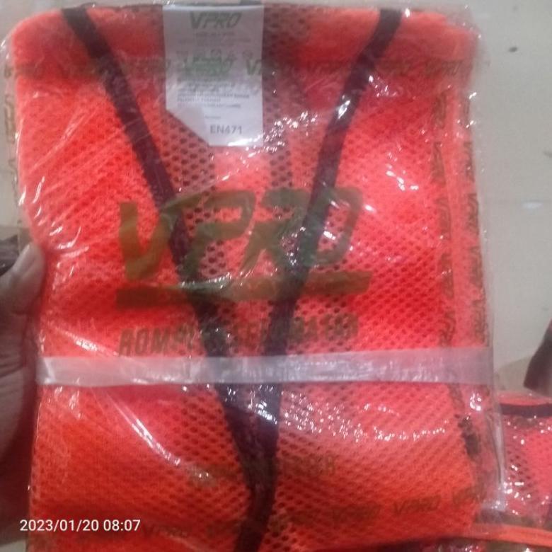 LIMITED ROMPI PROYEK JARING JALA SAFETY VEST SCOTH NYALA ROMPI GOSAVE GO SAVE VPRO ROMPI ORANGE HIJA