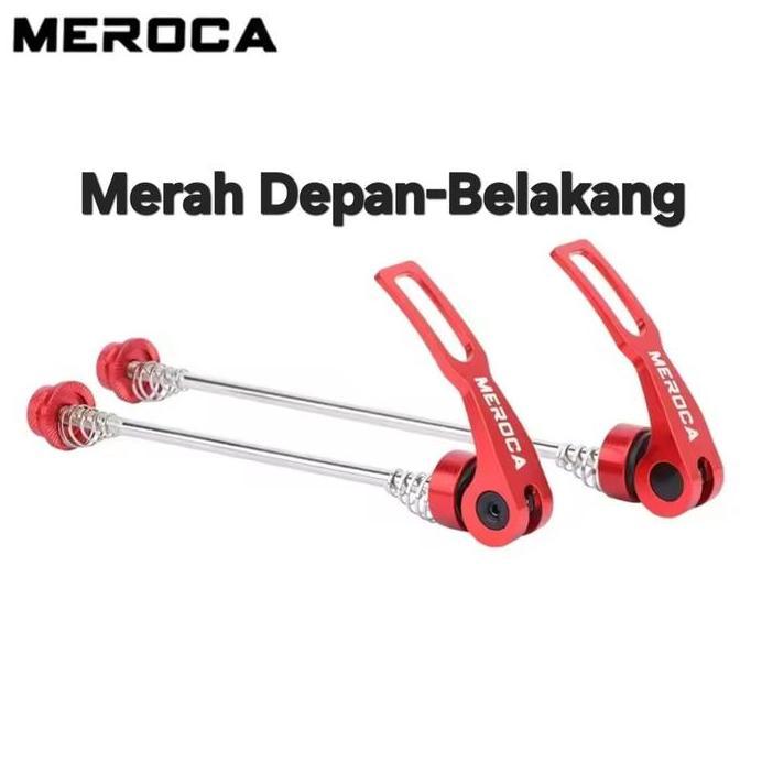 Meroca QR Quick Release Sepeda Hub Freehub As Skewer Free Hub Sepeda