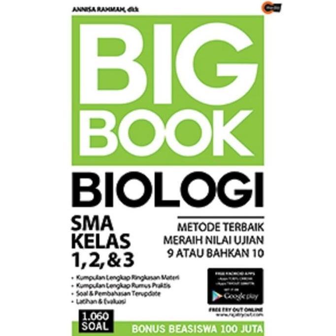 Big Book SMA Kelas 1, 2, & 3 Matematika,Kimia,Fisika,Biologi BS