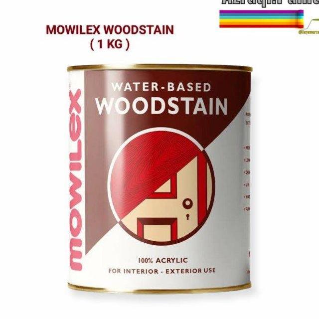 Mowilex Woodstain Waterbased 1 Liter Plitur Cat Kayu Water Based