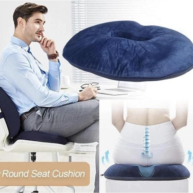 Bantal Duduk Kursi Kantor Orthopedic Seat Bantal Donat Tulang Ekor Empuk Nyaman Bantal Duduk Wasir a