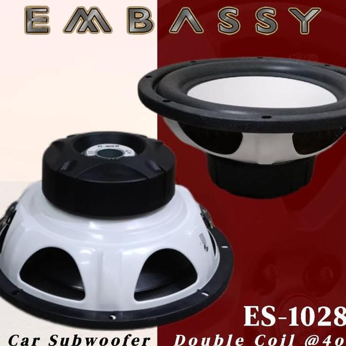 Speaker Subwoofer Embassy 10 Inch Doubel Coil