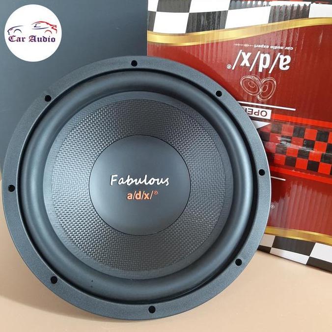 Double Coil Subwoofer Adx Fabulous Subwoover 12" Inchi Adx
