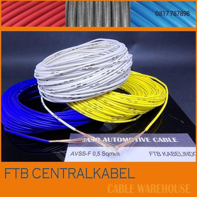 TERLARIS Automotive Cable Kabel Otomotif AVSS 0.5mm 20M AVSS 0.5 mm AVSS 0,5mm