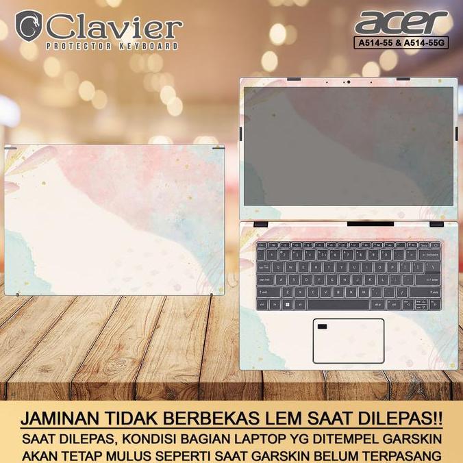 TERBARU - Cover Garskin Laptop Acer Aspire 5 A514-55-50E0 537X 548J Transparan