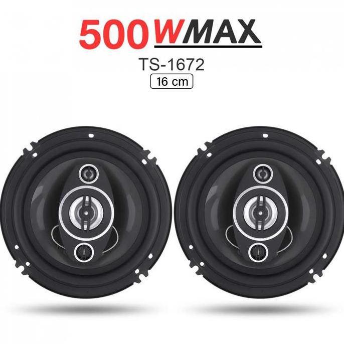 Speaker Subwoofer Mobil 6 Inch Hifi 500 W 2 Pcs