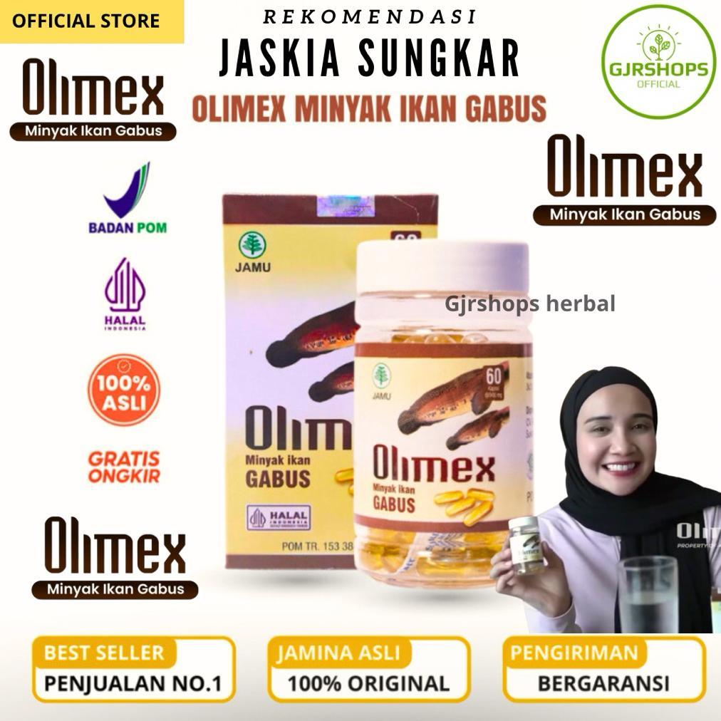 Olimex Kapsul Minyak Ikan Gabus Obat Luka Pasca Operasi Luka Diabetes Luka Bakar Lambung dll terlari