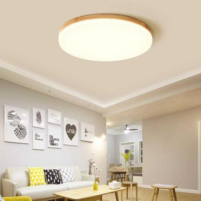 RACERPO GMIMA Century Lampu Hias LED Plafon Rumah 3 Warna Modern Minimalis Nordic 13W 26cm Hemat Ene