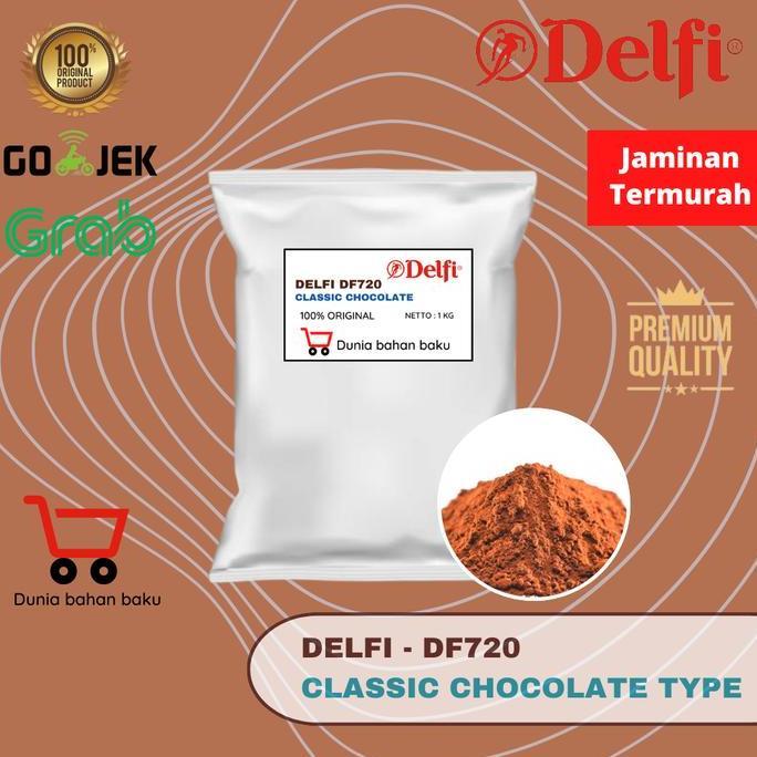COKLAT BUBUK DELFI DF720 CLASSIC COCOA POWDER 1KG | 100% ASLI