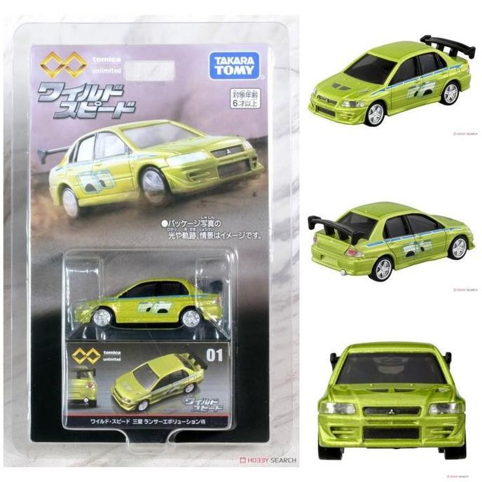 Tomica Premium Unlimited 01 Fast Furious Mitsubishi Lancer Evo VII