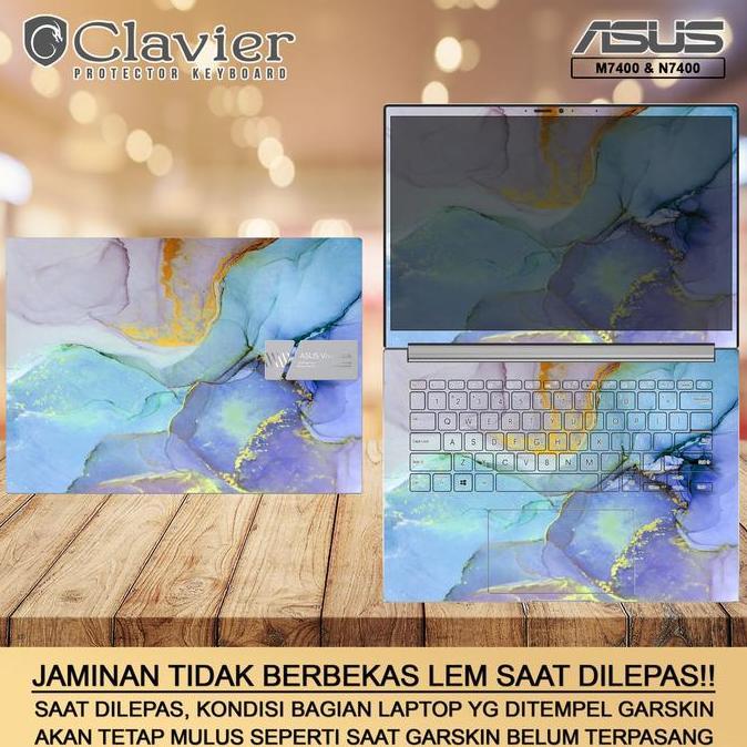 HARGA DISC - Cover Garskin Laptop Asus VivoBook Pro 14X N7400 N7400P N7400PC Bening