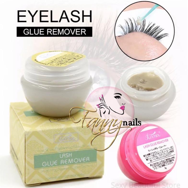 NEW CREAM LEPAS  EYELASH EXTENSION REMOVER eyelash glue remover 5gr Pink cream lepas bulu mata exten