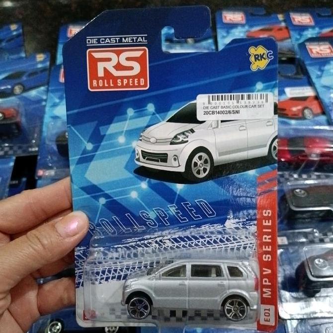 Die cast metal mobil MPV series diecast mobil basic colour RKC Avanza zenia grandmax blindvan mobil 