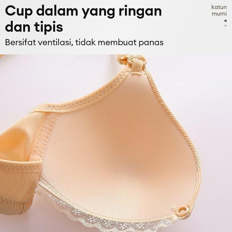 Hemat Bh Set Bra Menyusui Push Up Busa Tipis Maternity Bra Nursing Bra Kancing Depan 518