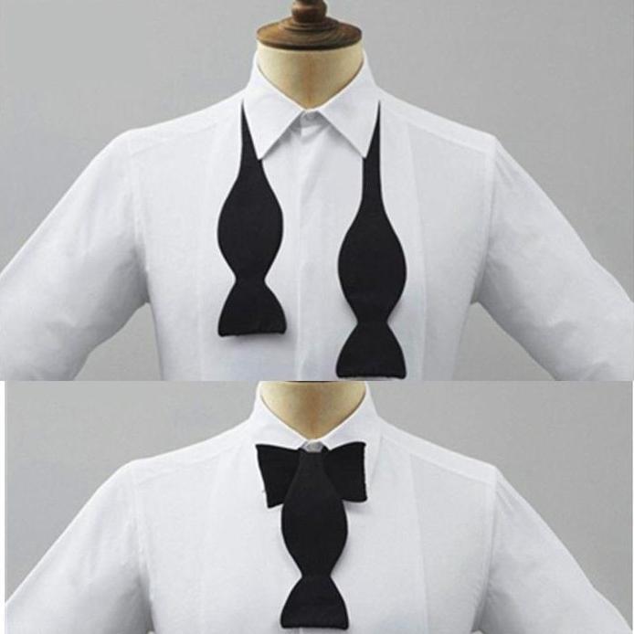 Dasi Pesta Bowtie Dasi Kupu Tuxedo Lipat Manual Self Tie Dasi Bisnis Untuk Tuxedo